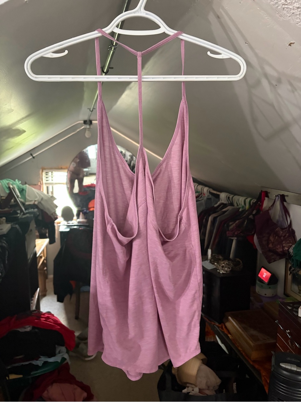 Athletic Works Light Pink Racerback Muscle Tank - Picture 2 of 4